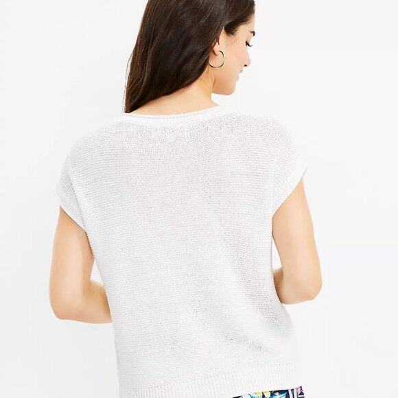 NWOT LOFT Petite Muscle Sweater Tee - Picture 2 of 5